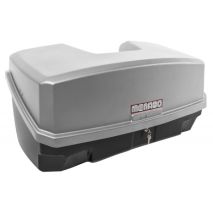 Πλήρες σετ με Βάση Ποδηλάτου Κοτσαδόρου RACE 4  για 4 ποδήλατα ή 1 E-bike και Μπαγκαζιέρα Κοτσαδόρου Nekkar Silver 300 σε ασημί με μαύρο χρώμα και ματ ανάγλυφη υφή Menabo - 2 τεμ. Auto Moto Tyres 