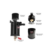 ΔΟΧΕΙΟ ΑΝΑΘΥΜΙΑΣΕΩΝ ΛΑΔΙΟΥ ΑΛΟΥΜΙΝΙΟΥ ΣΕ ΜΑΥΡΟ ΧΡΩΜΑ ΥΨΟΥΣ 90mm 300ml Φ63 SIMONI RACING  - 1 τεμ. Auto Moto Tyres 