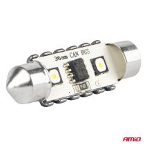 ΛΑΜΠΑΚΙΑ ΠΛΑΦΟΝΙΕΡΑΣ 36mm 12/24V C5W 5500K 12xSMD 3838 CAN-BUS FESTOON (ΛΕΥΚΟ) ΑΜΙΟ - 2 ΤΕΜ. Auto Moto Tyres 
