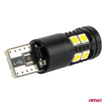 ΛΑΜΠΑΚΙΑ T10 W5W 12V/24V LED CAN-BUS 13xSMD 3030 ΛΕΥΚΟ 5500K ΑΜΙΟ - 2 ΤΕΜ. Auto Moto Tyres 