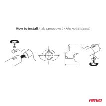 ΑΚΡΟ (ΜΠΟΥΚΑ) ΕΞΑΤΜΙΣΗΣ MT017 43-62mm (ΜΗΚΟΣ: 130mm) AMiO - 1 τεμ. Auto Moto Tyres 