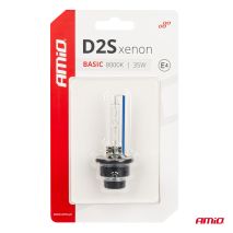 ΑΝΤΑΛΛΑΚΤΙΚΗ ΛΑΜΠΑ ΧΕΝΟΝ BASIC D2S 12V 8.000k 35W BLISTER CARD AMIO - 1 ΤΕΜ. Auto Moto Tyres 