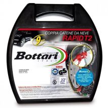 ΑΝΤΙΟΛΙΣΘΗΤΙΚΕΣ  ΑΛΥΣΙΔΕΣ ΧΙΟΝΙΟΥ ΠΑΧΟΥΣ 9mm Νο30 ΜΕ ΚΑΣΤΑΝΙΑ RAPID R2 BOTTARI - 2 ΤΕΜ. Auto Moto Tyres 