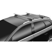 ΜΠΑΡΕΣ ΑΛΟΥΜΙΝΙΟΥ ARIEM 118,5 cm ΣΕ ΑΣΗΜΙ ΧΡΩΜΑ ΓΙΑ ΟΡΟΦΗ ΜΕ FLUSH ΚΑΙ RAISED RAILS MENABO - 2 ΤΕΜ. Auto Moto Tyres 