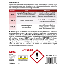 ΚΑΘΑΡΙΣΤΙΚΟ / ΑΠΟΛΙΠΑΝΤΙΚΟ ΥΓΡΟ POWER ONE PROFESSIONAL ΥΠΕΡΣΥΜΠΥΚΝΩΜΕΝΟ 5L LAMPA - 1 ΤΕΜ. Auto Moto Tyres 