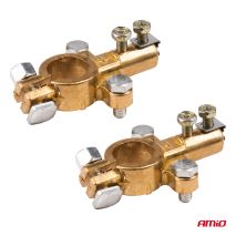 ΠΟΛΟΙ ΜΠΑΤΑΡΙΑΣ / ΑΚΡΟΔΕΚΤΕΣ ΟΡΕΙΧΑΛΚΟΥ 12V 800A AMIO - 2 τεμ. Auto Moto Tyres 