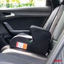 ΠΑΙΔΙΚΟ ΚΑΘΙΣΜΑ ΑΥΤΟΚΙΝΗΤΟΥ ΜΕ ΠΛΑΤΗ ΚΑΤΑΛΛΗΛΟ ΓΙΑ ΥΨΟΣ 126>150cm UN129/03 ΣΕ ΓΚΡΙ/ΜΑΥΡΟ ΧΡΩΜΑ ΑΜΙΟ - 1 Τεμ. Auto Moto Tyres 