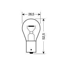 ΛΑΜΠΑΚΙΑ ΣΕΤ 10ΤΕΜ ΜΟΝΟΠΟΛΙΚΟ 12V/P21W Auto Moto Tyres 