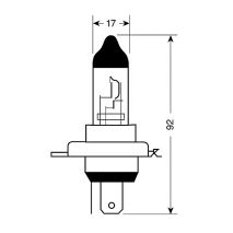 Η4 XENON-BLUE 12V 60/55W 4.500Κ Auto Moto Tyres 