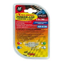 ΛΑΜΠΑΚΙ ΠΛΑΦΟΝΙΕΡΑΣ 6 LED 13x35mm Auto Moto Tyres 