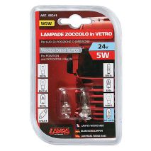 ΛΑΜΠΑΚΙ 24V W5W - 5W (W2.1x9.5d) Auto Moto Tyres 