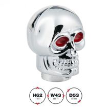 ΠΟΜΟΛΟ ΤΑΧΥΤΗΤΩΝ SKELETOR ΝΕΚΡΟΚΕΦΑΛΗ 62 Χ 43 mm / Φ 53 mm (ΧΡΩΜΙΟ) Auto Moto Tyres 