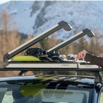 ΒΑΣΗ ΣΚΙ ΟΡΟΦΗΣ 6 ΖΕΥΓΑΡΙΑ ΣΚΙ /4 SNOWBOARD ΑΛΟΥΜΙΝΙΟΥ ΜΕ ΚΛΕΙΔΙ PRO-SLIDER 80cm Auto Moto Tyres 