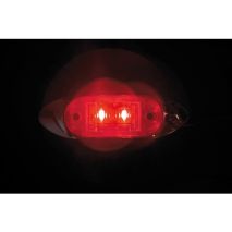 ΦΩΣ ΦΟΡΤΗΓΟΥ 2LED ΚΟΚΚΙΝΟ 24V 100mm Auto Moto Tyres 