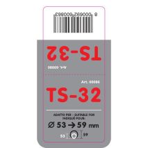 ΑΚΡΟ ΕΞΑΤΜΙΣΗΣ TS-32 Φ 53-59mm - ΟΒΑΛ ΛΟΞΟ Auto Moto Tyres 