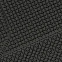 Πατάκι CALIFORNIA universal Λάστιχο 4τεμ. 45x65 cm + 45x32 cm μαύρο Auto Moto Tyres 