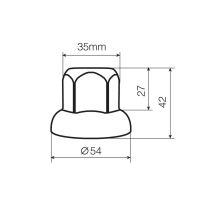 ΚΑΠΑΚΙΑ ΠΑΞΙΜΑΔΙΩΝ / ΜΠΟΥΛΟΝΙΩΝ ΦΟΡΤΗΓΟΥ ΧΡΩΜΙΟΥ 32mm Auto Moto Tyres 
