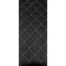 ΠΛΑΤΟΚΑΘΙΣΜΑΤΑ ΨΑΘΑ/ ΒΑΜΒΑΚΕΡΟ ΥΦΑΣΜΑ ΚΑΠΙΤΟΝΕ  ΔΙΠΛΗΣ ΟΨΗΣ STRIPS ΑΝΘΡΑΚΙ  (ΦΑΡΔΟΣ 42 CM) 2ΤΕΜ. Auto Moto Tyres 