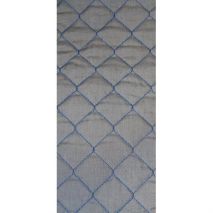 ΠΛΑΤΟΚΑΘΙΣΜΑΤΑ ΨΑΘΑ/ ΒΑΜΒΑΚΕΡΟ ΥΦΑΣΜΑ  ΔΙΠΛΗΣ ΟΨΗΣ STRIPS ΜΠΛΕ/ΓΚΡΙ  (ΦΑΡΔΟΣ 42 CM) 2ΤΕΜ. Auto Moto Tyres 