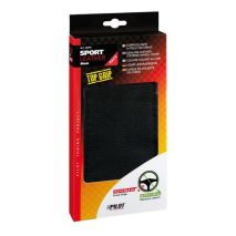 ΡΑΦΤΟ ΚΑΛΥΜΜΑ ΤΙΜΟΝΙΟΥ ΜΕ ΕΝΑΛΛΑΞ ΣΧΕΔΙΟ  ΔΕΡΜΑΤΙΝΟ SPORT ΜΑΥΡΟ ΜΕ ΜΑΥΡΗ ΡΑΦΗ Auto Moto Tyres 