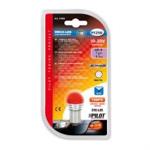 PY21W 10-30V BAU15s 310lm ΜΟΝΟΠΟΛΙΚΟ ΠΟΡΤΟΚΑΛΙ ΔΙΑΘΛΑΣΗΣ MEGA-LED 9 BLISTER 1ΤΕΜ. Auto Moto Tyres 