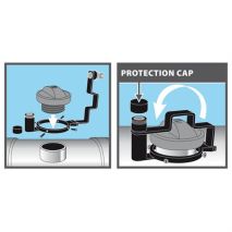 ΑΝΤΙΚΛΕΠΤΙΚΟ ΣΥΣΤΗΜΑ T-BLOCK ΤΑΠΑΣ ΡΕΖΕΡΒΟΥΑΡ ΦΟΡΤΗΓΟΥ 60mm Auto Moto Tyres 