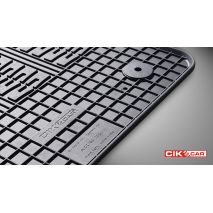 ΜΑΡΚΕ ΠΑΤΑΚΙΑ ΣΕ ΣΚΑΦΗ ΛΑΣΤΙΧΟ ΓΙΑ AUDI Q3 2011-2018 ΣΕ ΜΑΥΡΟ ΧΡΩΜΑ ΜΕ ΚΟΥΜΠΩΜΑΤΑ CIK - 4 ΤΕΜ. Auto Moto Tyres 