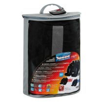 ΚΑΛΥΜΜΑΤΑ ΚΑΘΙΣΜΑΤΩΝ SPEED FASHION-TREND SERIES ΣΕΤ ΜΑΥΡΟ/ΓΚΡΙ Auto Moto Tyres 