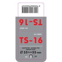 ΑΚΡΟ ΕΞΑΤΜΙΣΗΣ TS-16 S 35-53mm - ΣΤΡΟΓΓΥΛΟ Auto Moto Tyres 
