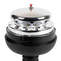 ΦΑΡΟΣ RL-8 12V/24V 3 ΧΡΗΣΕΩΝ 12LED ΒΙΔΩΤΟΣ ΕΛΑΣΤΙΚΟΣ ΠΟΡΤΟΚΑΛΙ 210x127mm Auto Moto Tyres 