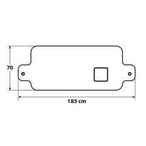 ΕΞΩΤΕΡΙΚΗ ΑΝΤΙΠΑΓΩΤΙΚΗ ΗΛΙΟΠΡΟΣΤΑΣΙΑ ΠΑΡΜΠΡΙΖ NO FROST (70 Χ 185 cm) Auto Moto Tyres 