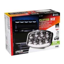 ΠΡΟΒΟΛΕΑΣ PLUTON NIX 10-30V 18CREE LED 64W 6500lm ΚΑΡΦΙ ΜΕ NEON ΘΕΣΕΩΣ 245x170x89mm 1ΤΕΜ. Auto Moto Tyres 