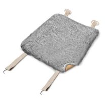 ΜΑΞΙΛΑΡΑΚΙ ΚΑΘΙΣΜΑΤΟΣ COMFORT MAX ΓΚΡΙ ΓΟΥΝΙΝΟ ΧΝΟΥΔΩΤΟ SHEEPSKIN (45 x 45 cm) Auto Moto Tyres 