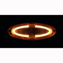 ΦΩΣ ΟΓΚΟΥ 4LED ΠΟΡΤΟΚΑΛΙ ΧΡΩΜΑΤΟΣ SMD 12/24V 124 mm -1ΤΕΜ. Auto Moto Tyres 