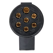 ΠΡΙΖΑ ΚΟΤΣΑΔΟΡΟΥ ΠΛΑΣΤΙΚΗ ΜΑΥΡΗ 24N 24V 7PIN ISO 1185 ΘΗΛΥΚΗ Auto Moto Tyres 