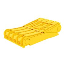 ΤΑΚΟΣ ΤΡΟΧΟΥ ORIGAMY E53 ΘΕΡΜΟΠΛΑΣΤΙΚΟΣ ΚΙΤΡΙΝΟΣ DIN76051/53 463x228mm - 1 ΤΕΜ. Auto Moto Tyres 