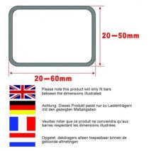 ΣΥΣΤΗΜΑ ΣΤΑΘΕΡΟΠΟΙΗΣΗΣ / ΜΕΤΑΦΟΡΑΣ ΣΚΑΛΑΣ RHINO SAFE CLAMP ΣΕ ΜΠΑΡΕΣ ΟΡΟΦΗΣ - 2 ΤΕΜ. Auto Moto Tyres 