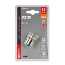 P21W 24/32V Ba15s 50lm 10xSMDx1CHIP LED CAN-BUS (ΦΟΥΝΤΟΥΚΙ) ΠΟΡΤΟΚΑΛΙ ΔΙΑΘΛΑΣΗΣ BLISTER​ LAMPA - 1 TEM. Auto Moto Tyres 