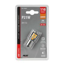 P21W 24/32V Ba15s 110lm 18xSMDx1CHIP LED CAN-BUS (ΦΟΥΝΤΟΥΚΙ) ΠΟΡΤΟΚΑΛΙ BLISTER​ LAMPA - 1 TEM. Auto Moto Tyres 