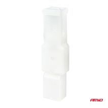 ΦΙΣΑ ΣΥΝΔΕΣΗΣ ΚΑΛΩΔΙΩΝ ΜΙΑΣ ΥΠΟΔΟΧΗΣ ΜΕ ΠΛΑΣΤΙΚΟ ΚΟΥΜΠΩΜΑ AMIO - 1 σετ. Auto Moto Tyres 