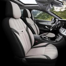 ΚΑΛΥΜΜΑΤΑ ΚΑΘΙΣΜΑΤΩΝ OTOM SWAN 503 BEIGE ΜΑΥΡΟ/ΜΠΕΖ ΛΙΝΟ & ΔΕΡΜΑΤΙΝΗ SETΑΜΙΟ - 1 σετ. Auto Moto Tyres 