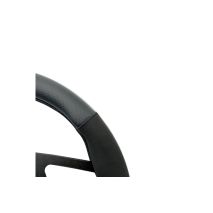 ΚΑΛΥΜΜΑ ΤΙΜΟΝΙΟΥ SPORTY CARBON LOOK ΜΑΥΡΟ/KITΡINO ΟΙΚΟΛΟΓΙΚΟ ΔΕΡΜΑ 37-39cm SIMONI RACING  - 1 τεμ. Auto Moto Tyres 