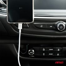 ΚΑΛΩΔΙΟ ΦΟΡΤΙΣΗΣ ΚΑΙ ΜΕΤΑΦΟΡΑΣ ΔΕΔΟΜΕΝΩΝ ΑΠΟ USB TYPE C  ΣΕ USB TYPE C 100CM 2A 60W ΛΕΥΚΟ  ΑΜΙΟ - 1 ΤΕΜ. Auto Moto Tyres 