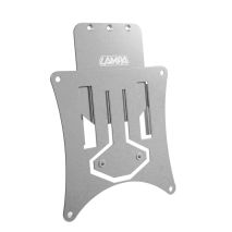 ΒΑΣΗ ΣΤΗΡΙΞΗΣ ΠΙΝΑΚΙΔΑΣ MOTO ΑΛΟΥΜΙΝΙΟΥ EASY-OFF ΜΕ ΑΠΟΣΠΩΜΕΝΟ ΣΥΣΤΗΜΑ ΓΙΑ ENDURO/OFF-ROAD 170x158mm LAMPA - 1 Tεμ. Auto Moto Tyres 