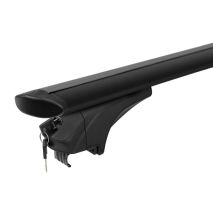 ΜΠΑΡΕΣ ΑΛΟΥΜΙΝΙΟΥ SONIC BLACK 120cm ΣΕ ΜΑΥΡΟ ΧΡΩΜΑ ΓΙΑ ΟΡΟΦΗ ΜΕ FLUSH ΚΑΙ RAISED RAILS MENABO - 2 ΤΕΜ. Auto Moto Tyres 