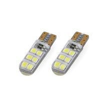 T10 ΛΑΜΠΑΚΙ STANDARD LED SILCA 12V - 1,5W - 5600K - 12LED (ΛΕΥΚΟ/ΨΥΧΡΟ) AMiO - 2 ΤΕΜ. Auto Moto Tyres 