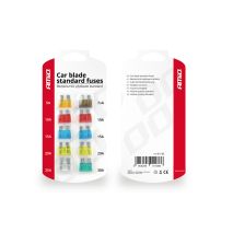 ΑΣΦΑΛΕΙΕΣ STANDARD  ΔΙΑΦΟΡΕΣ ΣΕ ΚΑΡΤΕΛΑ  1x5A/1x7.5A/2x10A/2x15A/2x20A/1x25A/1x30A AMIO - 10 ΤΕΜ. Auto Moto Tyres 