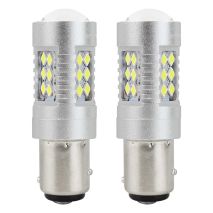 P21/5W BA15d 12/24V 24xSMD 3030 6.000K LED CAN-BUS 15SMD 2835 AMIO -2 ΤΕΜ. Auto Moto Tyres 