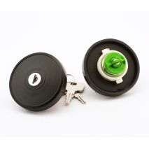 ΤΑΠΑ ΒΕΝΖΙΝΗΣ / ΠΕΤΡΕΛΑΙΟΥ ΜΕ ΚΛΕΙΔΙ ΓΙΑ ALFA ROMEO GIULIA - GIULIA GT 1962-1982 - GIULIA 1962-1977 ΣΕ ΜΑΥΡΟ ΧΡΩΜΑ FARMA - 1 τεμ. Auto Moto Tyres 