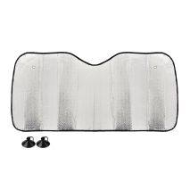 ΗΛΙΟΠΡΟΣΤΑΣΙΑ ΕΣΩΤΕΡΙΚΗ ΑΣΗΜΙ ΜΕ ΒΕΝΤΟΥΖΕΣ 130x60cm AMIO - 1 ΤΕΜ. Auto Moto Tyres 